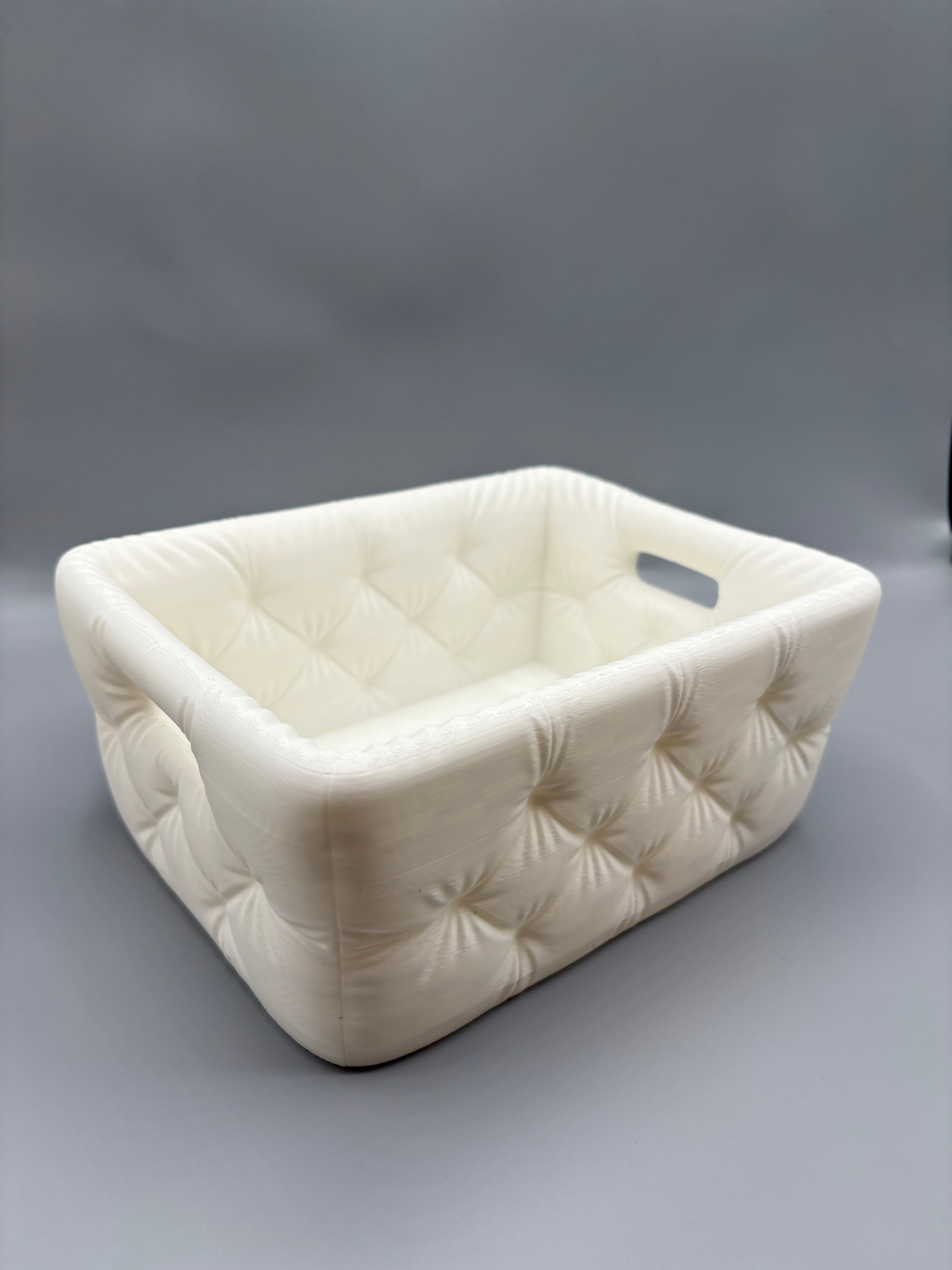 Tufted Bathroom Storage Basket