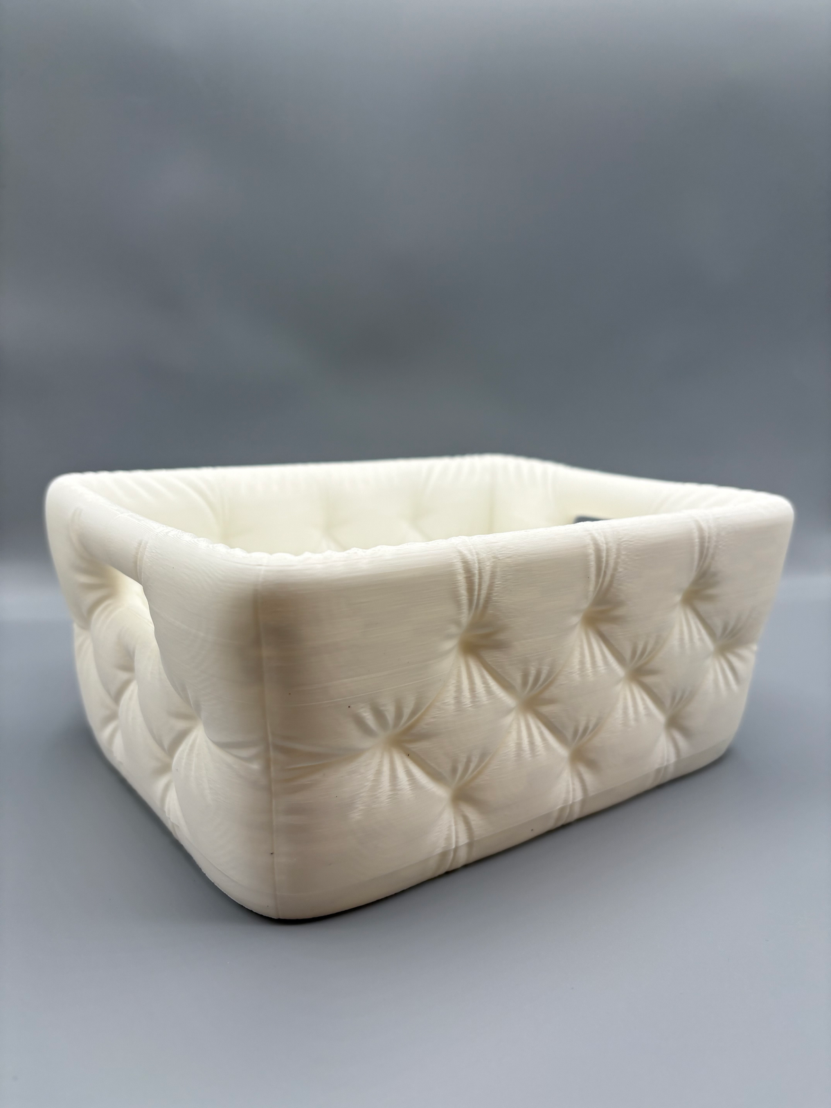 Tufted Bathroom Storage Basket