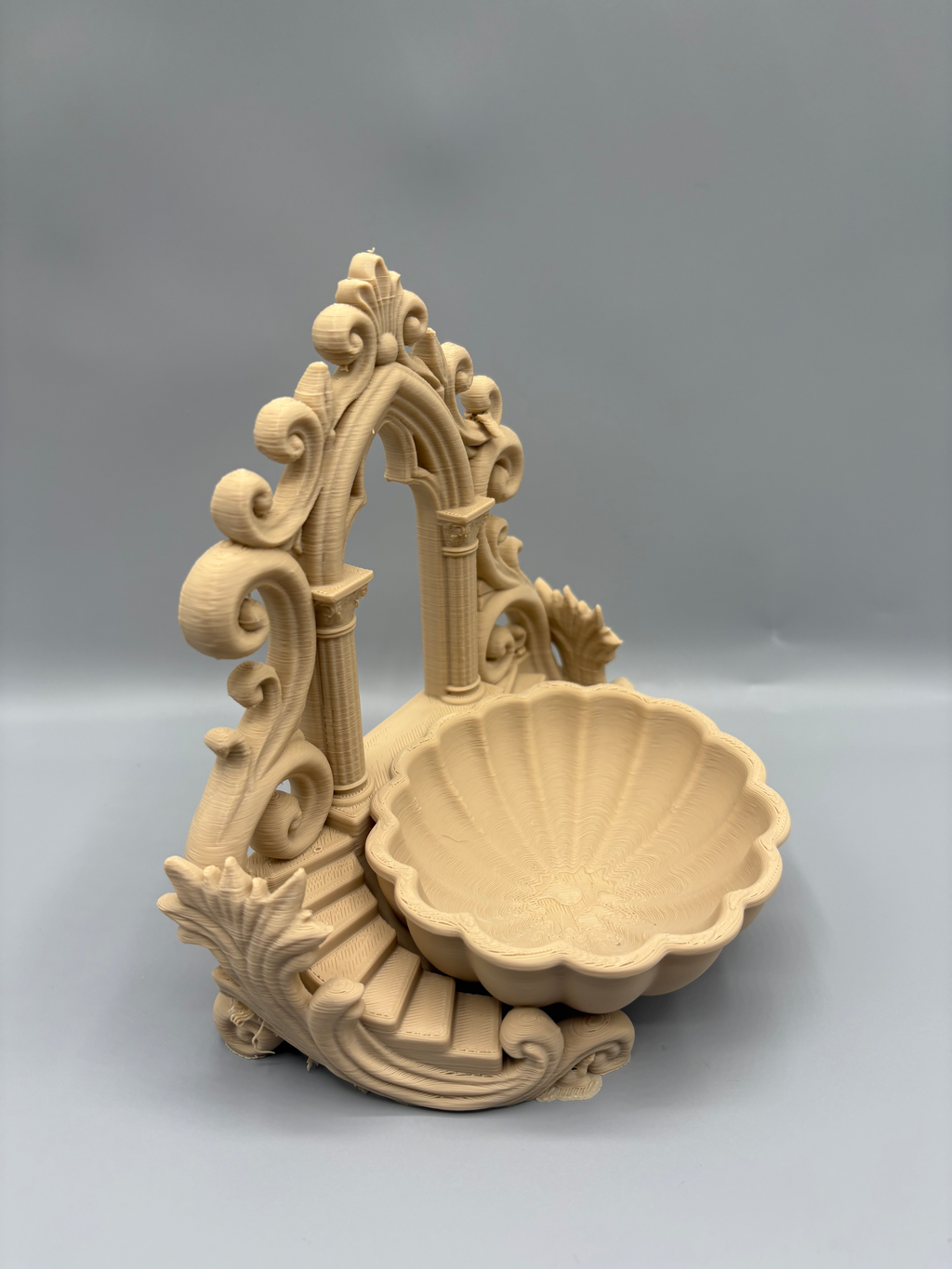 Gothic Cathedral Catchall Tray — example colour. Includes: One finished printed item; display accessories excluded. Approximate dimensions (Width × Depth × Height): 1 supplied: 165.1 × 112.2 × 165.6 mm.