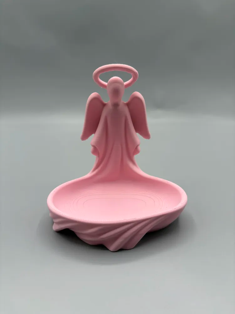 Angel Wings LED Tea Light Holder — example colour. Includes: One finished item supplied; display accessories are excluded. Approximate dimensions (Width × Depth × Height): 1 supplied: 95.6 × 67.7 × 101.6 mm.