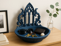 Gothic Revival Arch Catchall Bowl — example colour. Includes: One finished item supplied; display accessories are excluded. Approximate dimensions (Width × Depth × Height): 1 supplied: 146.1 × 130.4 × 109.1 mm.
