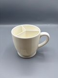 Three-Compartment Cocoa Station Organiser — example colour. Includes: One finished item supplied; display accessories are excluded. Approximate dimensions (Width × Depth × Height): 1 supplied: 135.8 × 101.7 × 101.6 mm.