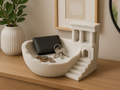 Roman Ruin Architectural Catchall Bowl — example colour. Includes: One finished item supplied; display accessories are excluded. Approximate dimensions (Width × Depth × Height): 1 supplied: 106.4 × 101.6 × 79.9 mm.