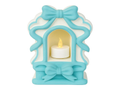 Ribbon Bow LED Tea Light Lantern — example colour. Includes: One finished item supplied; display accessories are excluded. Approximate dimensions (Width × Depth × Height): 1 supplied: 142.1 × 115.6 × 68.3 mm.