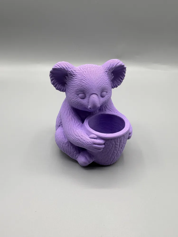 Koala Decorative Succulent Planter — example colour. Includes: One finished item supplied; display accessories are excluded. Approximate dimensions (Width × Depth × Height): 1 supplied: 136 × 124 × 152.4 mm.