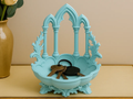 Leaf Accent Gothic Arch Catchall Bowl — example colour. Includes: One finished item supplied; display accessories are excluded. Approximate dimensions (Width × Depth × Height): 1 supplied: 152.4 × 146.3 × 168.9 mm.