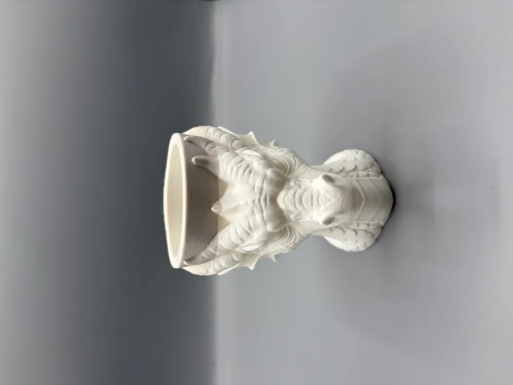 Dragon Head Decorative Plant & Storage Cup — example colour. Includes: One finished item supplied; display accessories are excluded. Approximate dimensions (Width × Depth × Height): 1 supplied: 85 × 70.9 × 99 mm.