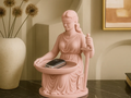 Blind Justice Sculptural Catchall Tray — example colour. Includes: One finished item supplied; display accessories are excluded. Approximate dimensions (Width × Depth × Height): 1 supplied: 118.7 × 98.2 × 176 mm.