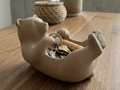 Reclining Bear Valet Catchall Tray — example colour. Includes: One finished item supplied; display accessories are excluded. Approximate dimensions (Width × Depth × Height): 1 supplied: 177.2 × 127 × 107.8 mm.