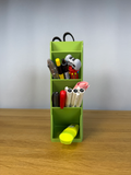 Cactus Desk & Makeup Organiser — example colour. Includes: One complete printed item in the selected configuration. Approximate dimensions (Width × Depth × Height): 1 supplied: 76 × 112 × 218 mm.