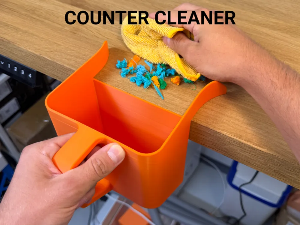 Counter Cleaner — example colour. Includes: one counter cleaner. Approximate dimensions (W × D × H): • Counter Cleaner: 189 × 211.3 × 172.3 mm.