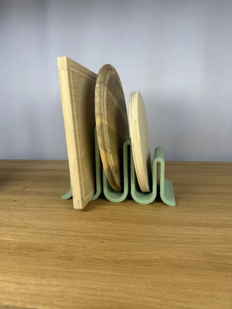 Cutting Board Stand — example colour. Includes: one cutting board stand.