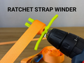Ratchet Strap Winder — example colour. Includes: one ratchet strap winder. Approximate dimensions (Width × Depth × Height): 1 supplied: 102.3 × 83.9 × 8 mm.
