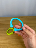 Curtain Tie Ring — example colour. Includes: One complete printed item in the selected configuration. Approximate dimensions (Width × Depth × Height): 1 supplied: 87.7 × 70.5 × 12 mm.