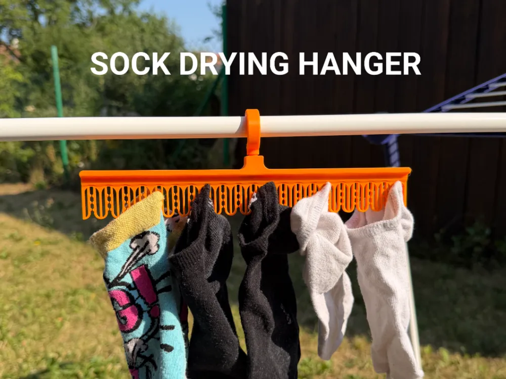 Sock Drying Hanger — example colour. Includes: one sock drying hanger.