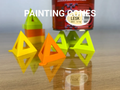 Painting Cones - Set of 4 — example colour. Includes: 4 painting cones.