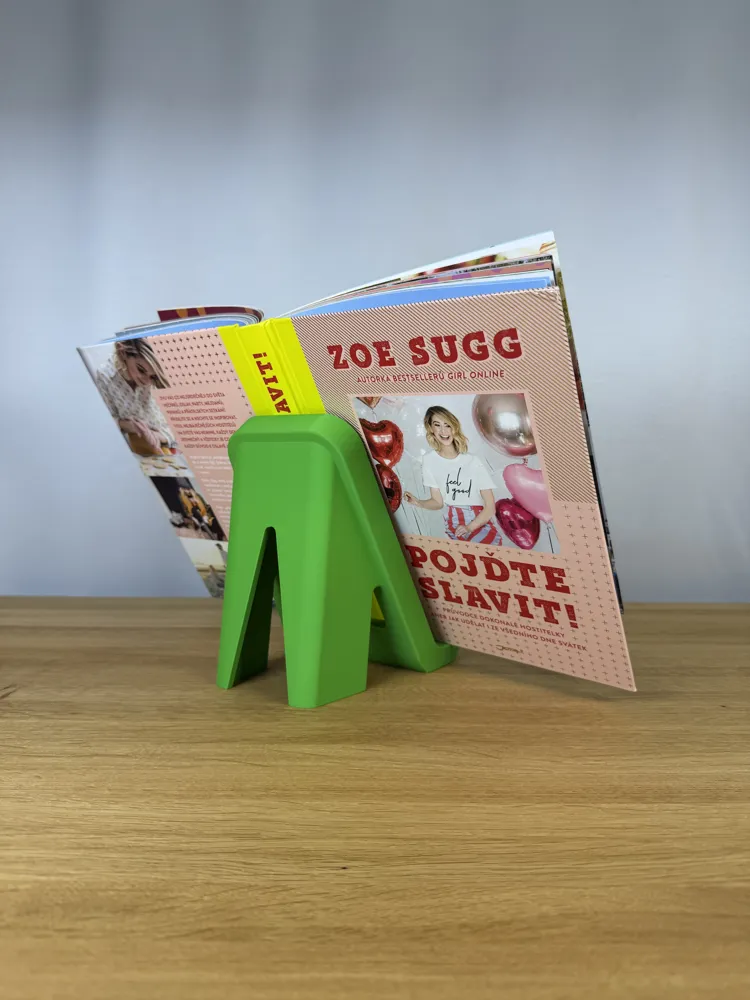 Recipe / Display Book Stand — example colour. Includes: one recipe / display book stand.
