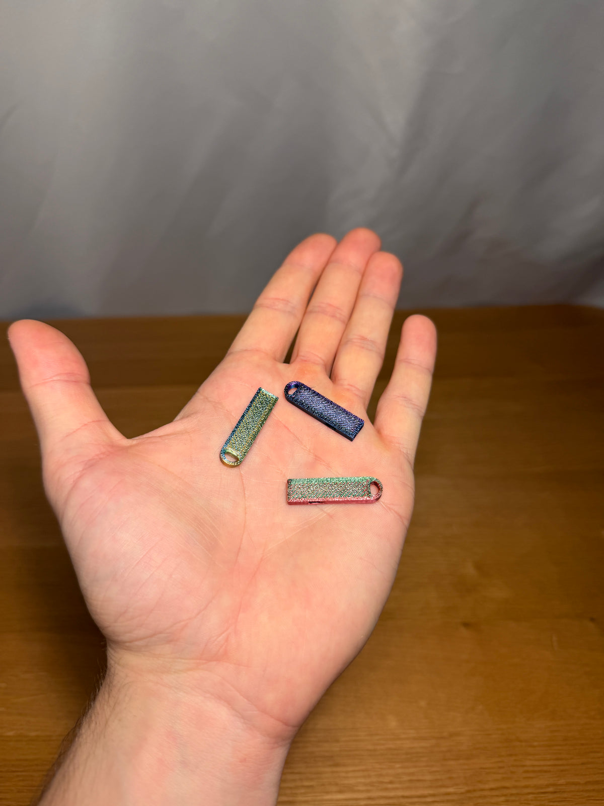 Mini Whistle - Pack of 10 — example photo. Pack contains ten printed whistles; pictured accessories are not included.