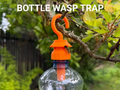 Bottle Wasp Trap — example colour. Includes: one bottle wasp trap. Approximate dimensions (W × D × H): • Bottle trap insert: 36.3 × 36.3 × 66.3 mm. • Hanging hook: 35.5 × 6.6 × 48.6 mm.