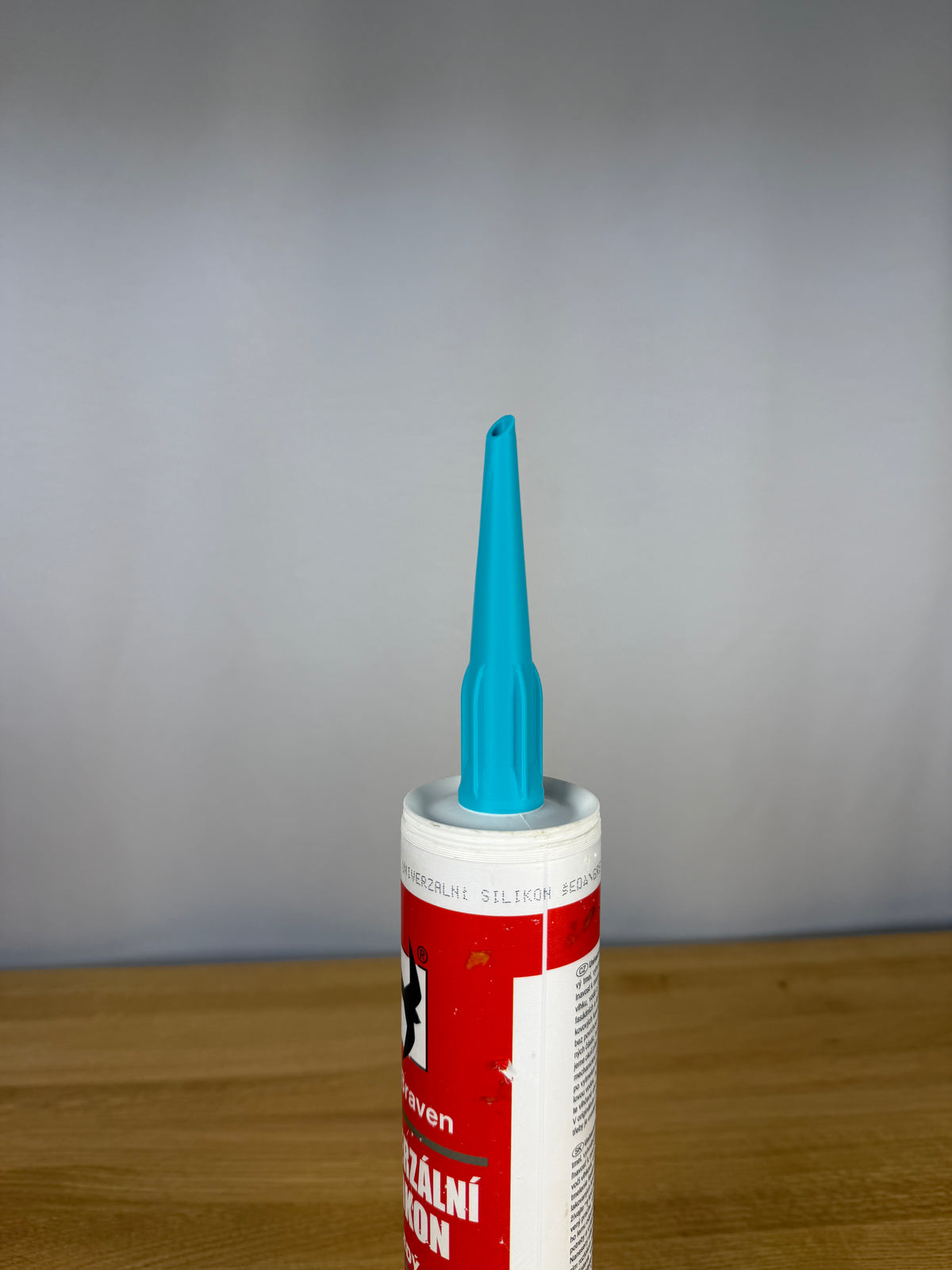 Flat Caulk Cartridge Nozzle Tip — example colour; one printed item supplied.