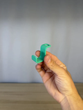 Coat Hanger Bag Hooks - Pack of 5 — example colour. Includes: 5 printed pieces of the selected design. Approximate dimensions (Width × Depth × Height): 5 supplied: 20 × 49.4 × 39.2 mm.
