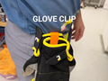 Glove Clip - Pack of 5 — example colour. Includes: 5 glove clips. Approximate dimensions (W × D × H): • Glove clip (each): 60.3 × 22 × 16.3 mm.