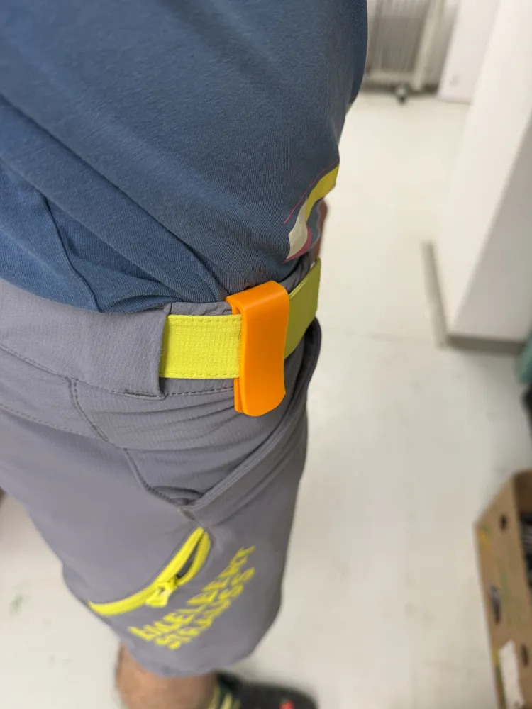 Glove Clip - Pack of 5 — example colour. Includes: 5 glove clips. Approximate dimensions (W × D × H): • Glove clip (each): 60.3 × 22 × 16.3 mm.