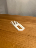 Hairbrush Cleaner V2 - Pack of 5 — example colour. Includes: 5 printed pieces of the selected design. Approximate dimensions (Width × Depth × Height): 5 supplied: 40 × 126 × 6 mm.