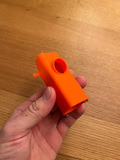 Printed mini drill dust collector with an example metal ring