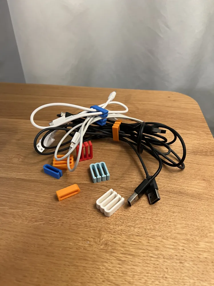Mini Cable Clip - Pack of 10 — example colour. Includes: 10 cable clips.